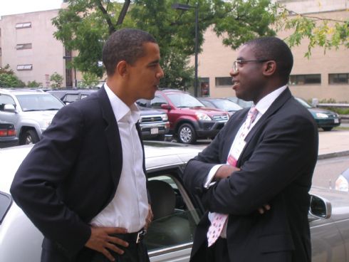 David Lammy meets with US Senator Barack Obama