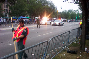 Cleanup After West Indian Day Parade NYC 2003