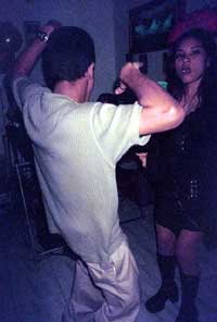KEVIN and ANGIE dancing it UP
