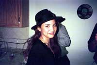 ANGIE IN HER PARTY HAT