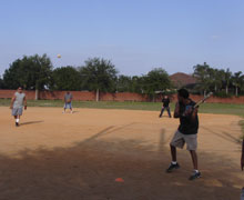 cK Plays Softball in Orlando