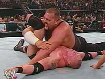 BIG SHOW defeated BROCK LESNAR at SURVIVOR SERIES 2002