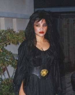 My Little Sister *Angie* as Elvira -Hallowe'en 2002
