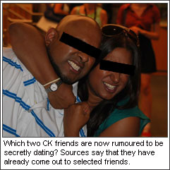 Which two CK friends are now rumoured to be secretly dating?